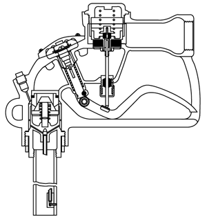 OPW FC 1290-0050 1-1/2" High Volume Automatic Shut Off Nozzle