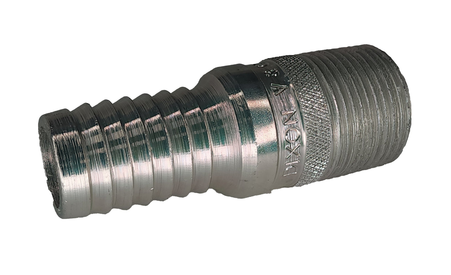 Dixon STC10 King Combination Nipple, 1" NPT Threaded x Hose Shank