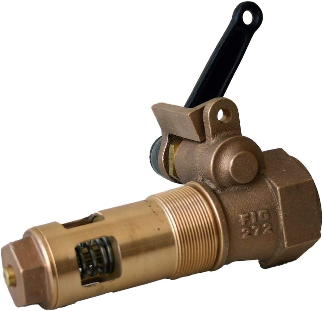 Morrison Bros 272HOS0500 AV 3" X 3" npt Brass Internal Emergency Valve - Shear Section