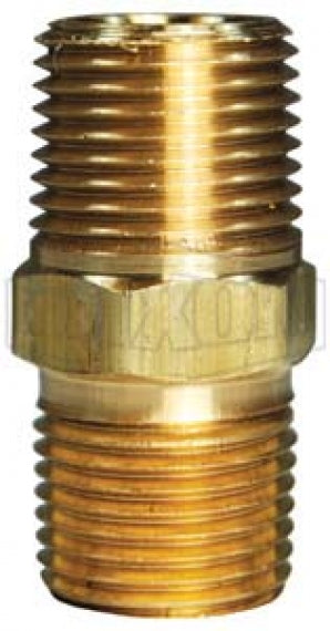 Dixon 3700404C 1/4" Brass Hex Nipple