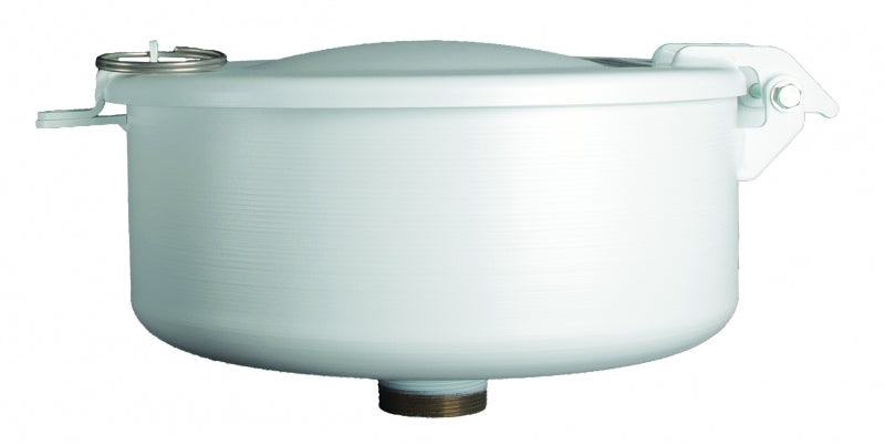 Morrison Bros 517-0100 AC 3 1/2 Gallon AST Spill Container, 2" Male Thread, White Powder Coated