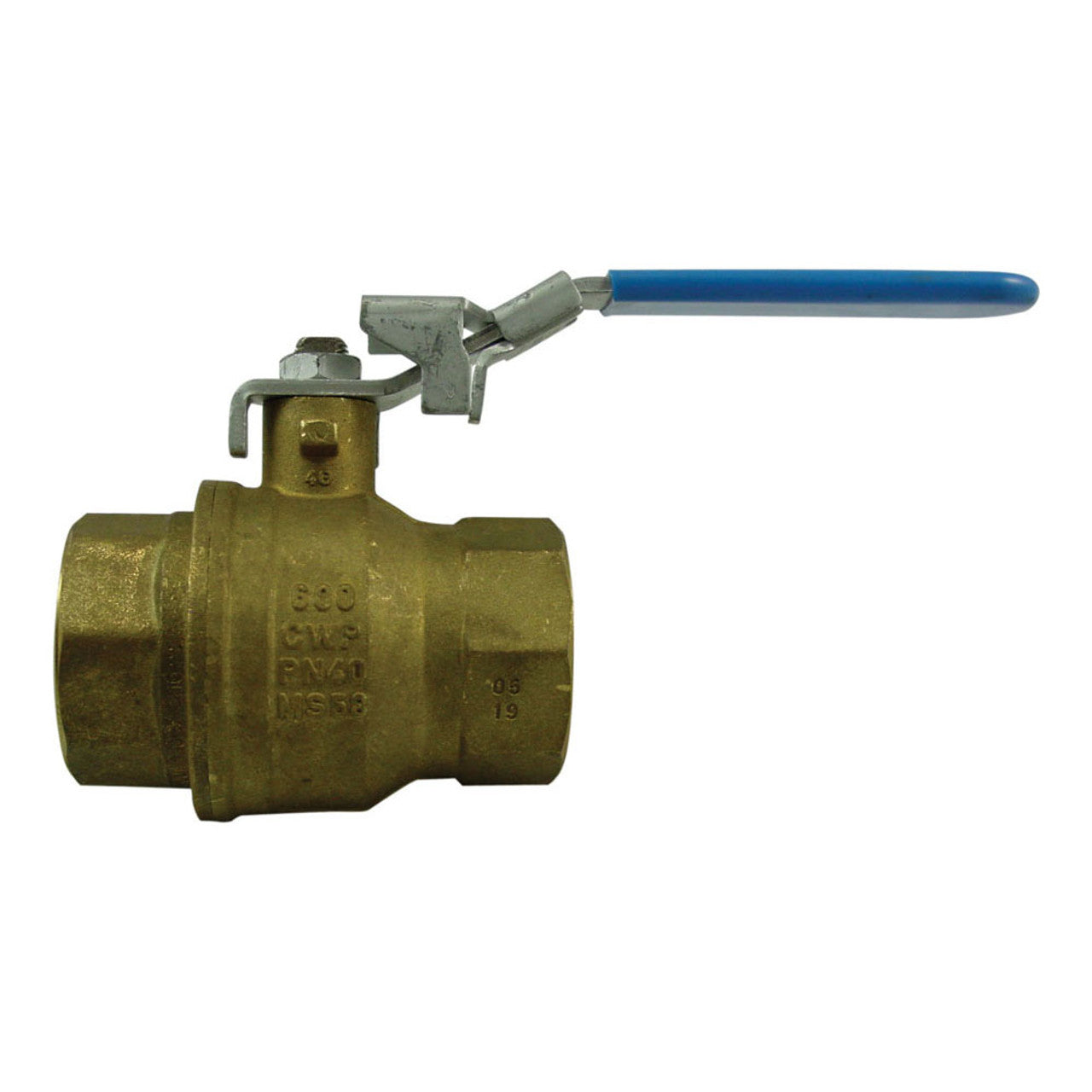 Morrison Bros 691B-0400 1V 3/4" Locking Ball Valve Full Port