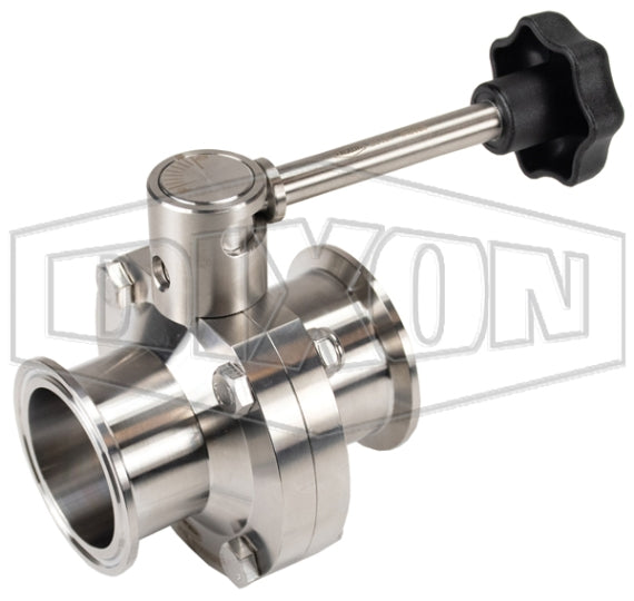Dixon B5107V300CC-B 3" B5107 Butterfly Valve 316SS