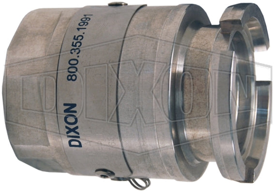 Dixon DDA100AL 1" Dry Disconnect Adapter Aluminum FNPT FKM