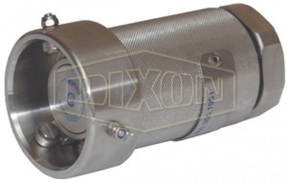 Dixon DDC100AL 1" Dry Disconnect Coupler Aluminum X FNPT FKM
