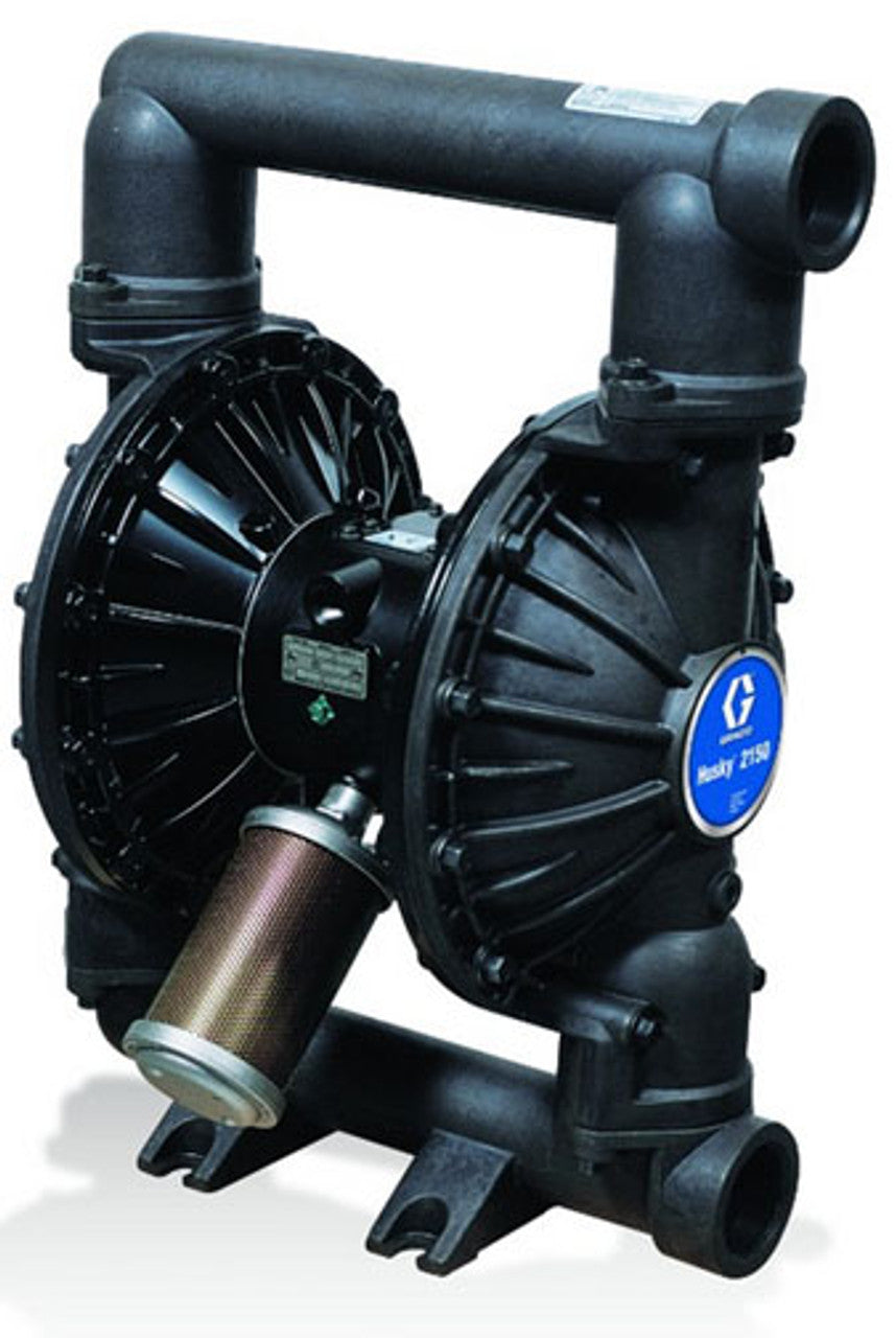 Graco DF3525 2" Husky 2150 AL Air Operated Double Diaphragm Metal Pump, TPE/AC