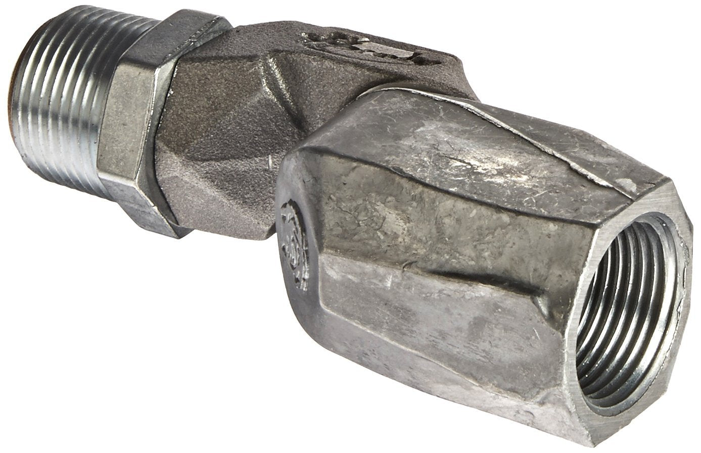 Husky 0350 3/4" Female NPT x 3/4" Male NPT Multi-Plane Swivel, Made in USA