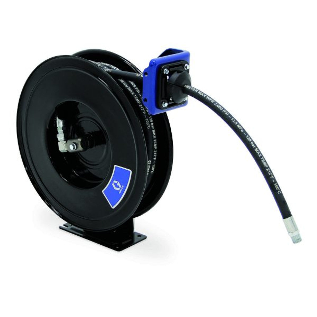 Graco SDL56B SDX™ 20, Air/Water/Antifreeze/WWS, 1/2 in Inlet, 3/8 in X 65 ft Hose, NPT, Overhead Mount, Metallic Blue