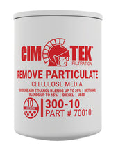 CimTek Filter 70010/300-10, 10 Micron, 3/4"(1"-12) Threaded Filter