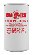 CimTek Filter 70089/250A-30, 30 Micron, 1"(1-3/8"-12) Threaded Filter