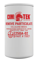 CimTek Filter 70821/250A-02, 2 Micron, 1"(1-3/8"-12) Threaded Filter