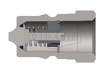 Dixon H-Series Hydraulic Adapter x Female NPT, Steel Plated, Quick Connect