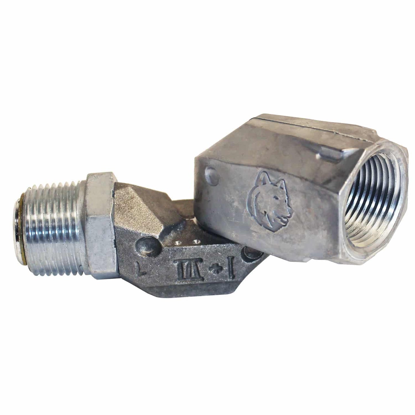Husky 0350 3/4" Female NPT x 3/4" Male NPT Multi-Plane Swivel, Made in USA