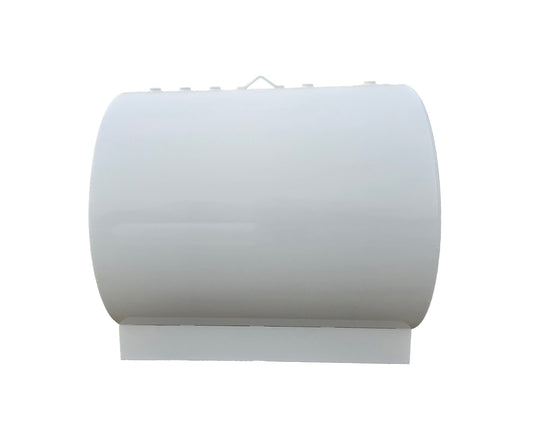 IOME 1000 Gallon 64" Farm Tank Single Wall AST for Fuel and Oil - Steel Painted White(Non-UL)