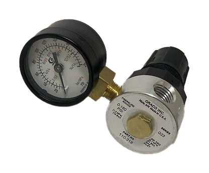 Graco 110147 1/4" Air Regulator w/ Gauge