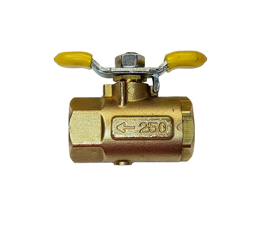 Graco 110225 1/2" NPT (FxF) Bleed-Type Master Air Ball Valve Brass