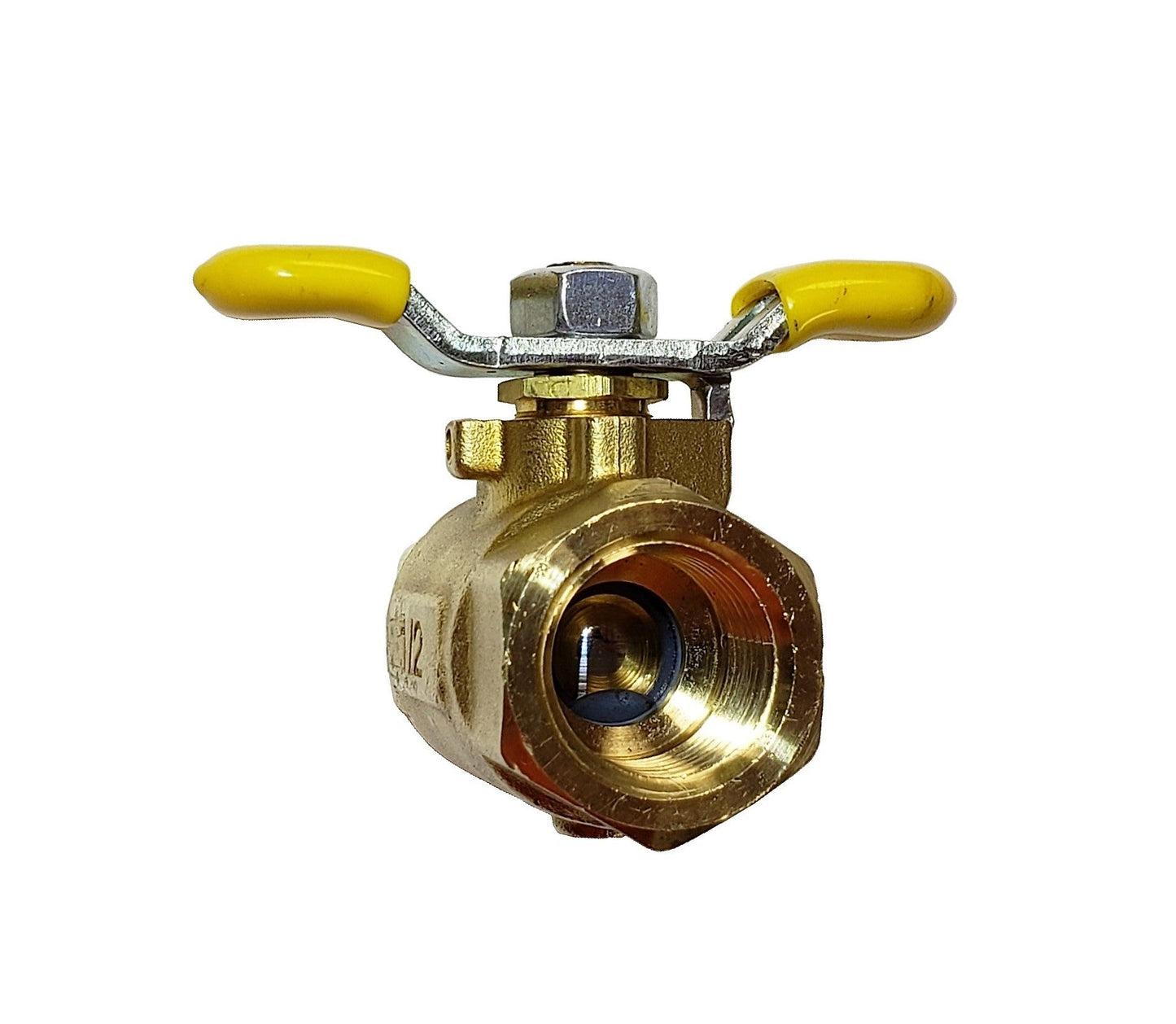 Graco 110225 1/2" NPT (FxF) Bleed-Type Master Air Ball Valve Brass