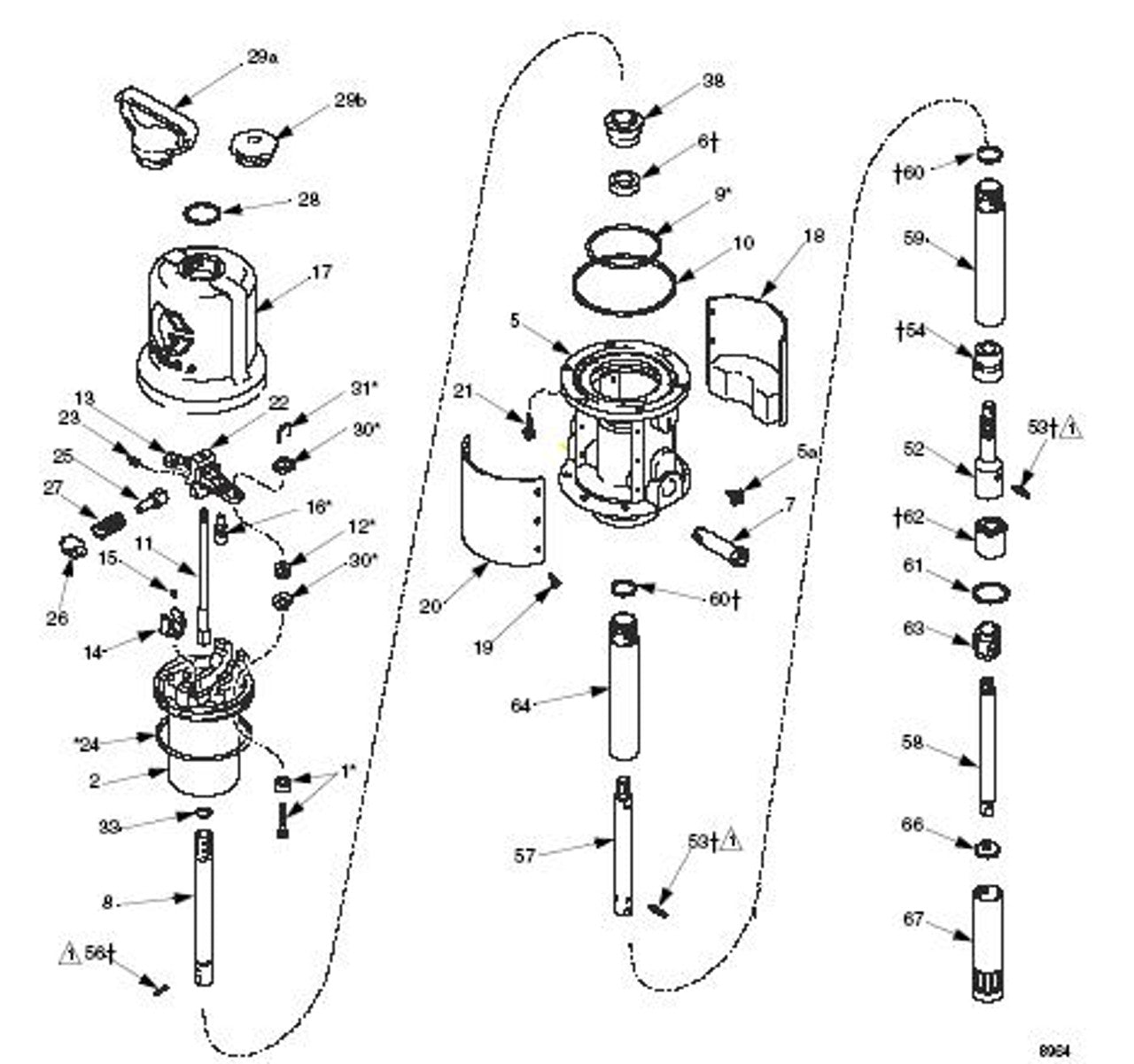 Graco 246920 50:1 Mini Fire-Ball Grease Repair