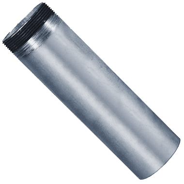 OPW FC 297-9040 2" NPT X 2-3/8" OD Straight Aluminum Spout for the High Volume Manual Nozzles