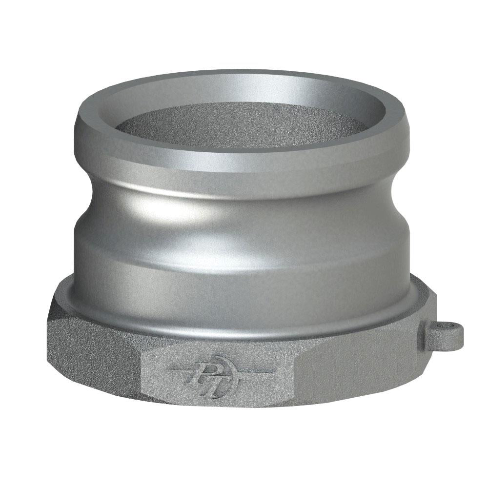 PT Coupling 1-1/2" Aluminum Adapter X 2" Female Thread
