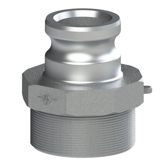 PT Coupling 3" Aluminum Adapter X 4" Male Thread