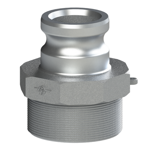 PT Coupling 3" Aluminum Adapter X 4" Male Thread