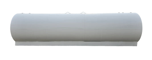 IOME 3500 Gallon 64" Farm Tank Single Wall AST for Fuel and Oil - Steel Painted White(Non-UL)