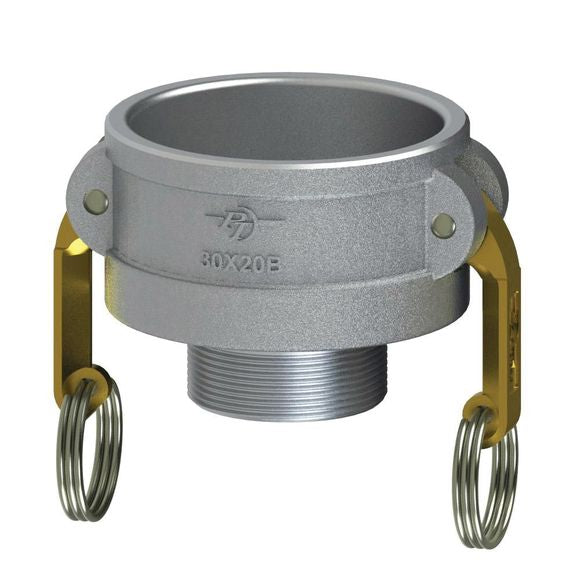PT Coupling 3" Aluminum Coupler X 2" Male