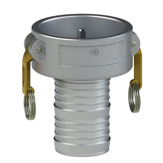 PT Coupling 40X30CSP 4" Coupler X 3" Hose w/ Pin Aluminum