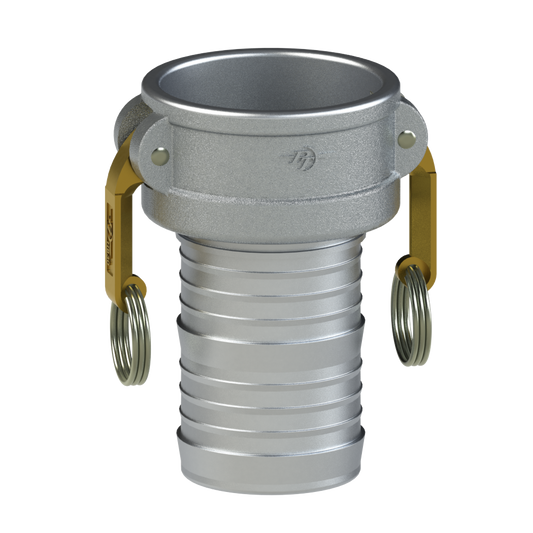 PT Coupling 60C 6" Coupler X Hose Shank Aluminum