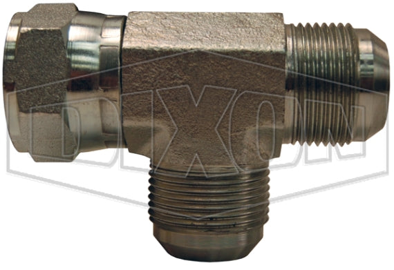 Dixon 6602-4 Male JIC 37 Flare X Female JIC 37 Swivel Tee