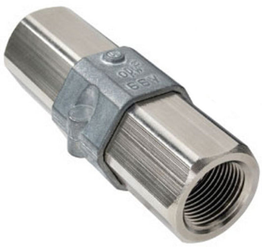 OPW FC 66V-0492 3/4"F x 3/4"F (NPT) 300lb Nickle Plated Single Use Breakaway Valve for E85 Fuel