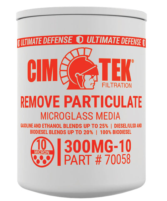 CimTek 70058/300MG-10, 10 Micron, 3/4"(1"-12) Threaded Filter