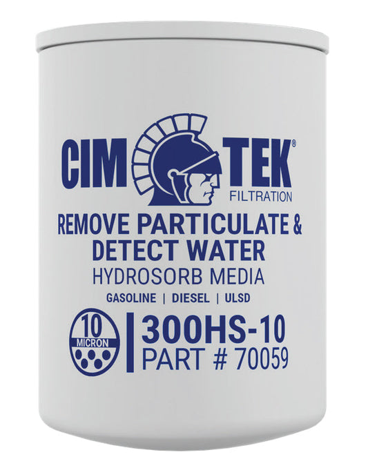 CimTek Filter 70059/300HS-10, 10 Micron, 3/4"(1"-12) Threaded Filter