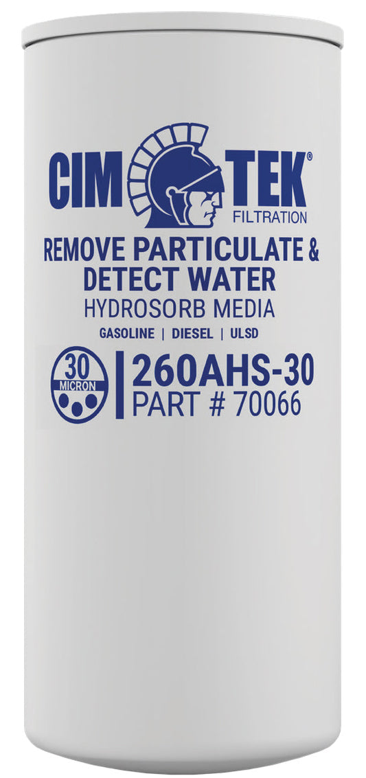 CimTek Filter 70066/260AHS-30, 30 Micron, 1"(1-3/8"-12) Threaded Filter