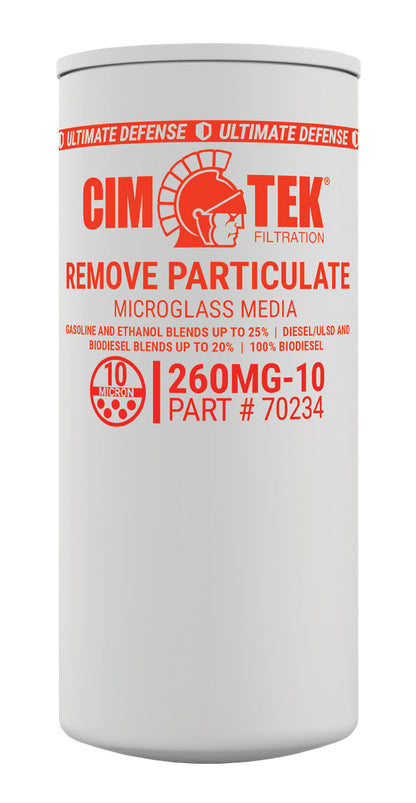 CimTek Filter 70234/260MG-10, 10 Micron, 3/4"(1"-12) Threaded Filter