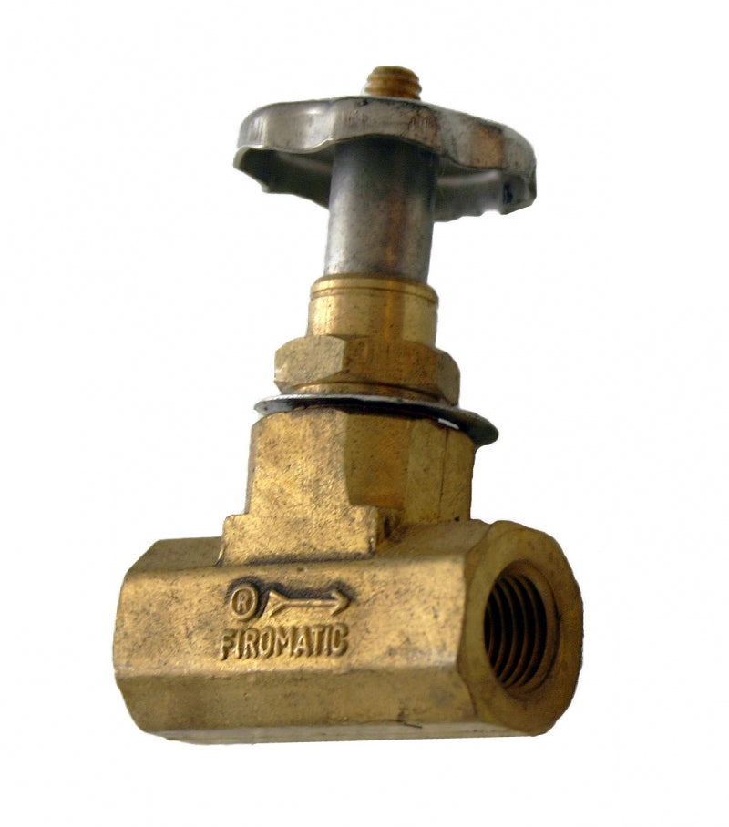 Morrison Bros 939-0200 1V 1/2" Fusible Globe Valve With 165 Degree Fuse, Brass