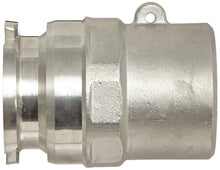 Dixon BA32-200 Stainless Steel Bayonet Style Dry Disconnect Tank Truck Fitting, Adapter with Viton Seal, 2" Coupling x 2" NPT Female