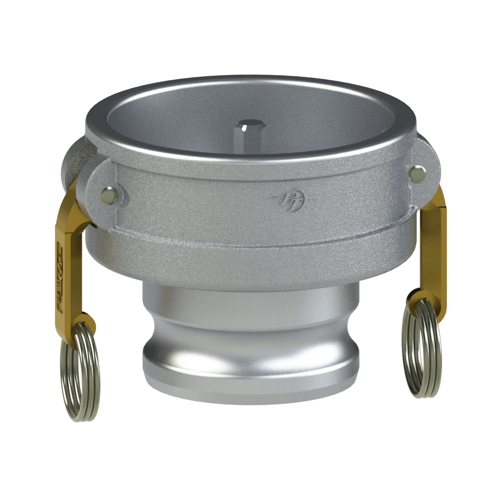 PT Coupling 4" Aluminum Coupler X 3" Adapter w/ Pin