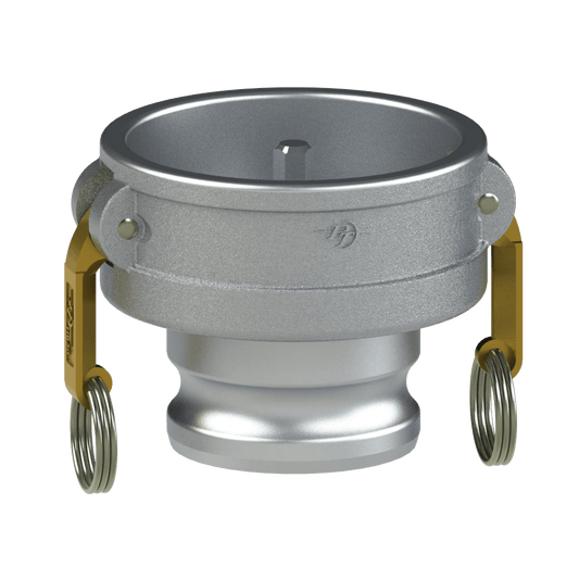 PT Coupling 4" Aluminum Coupler X 3" Adapter w/ Pin