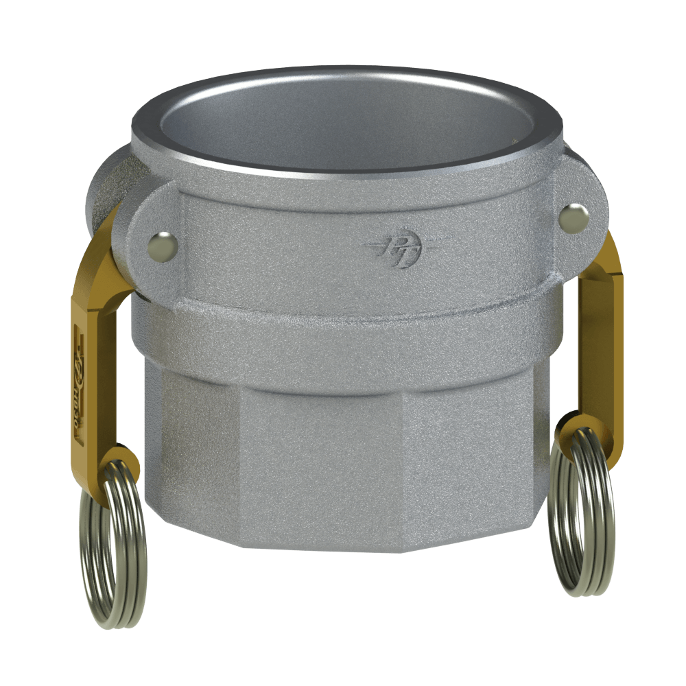 PT Coupling 2" Aluminum Coupler X 3" Male Thread
