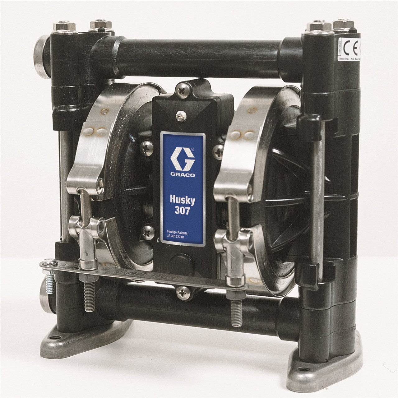 Graco D31255 Husky 307 3/8 in. NPT Standard Pump, PP Center Section, AC Seats, TPE Balls & TPE Diaphragm