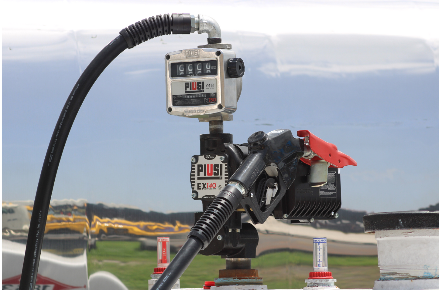 Piusi 120v EX140 Pro Kit-Pump/Meter/Hose/Nozzle 37GPM