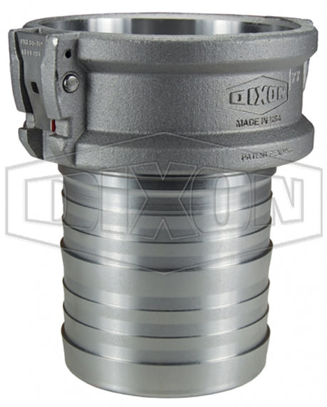 Dixon EZL400-C-AL 4" EZ Link Coupler X Hose Shank