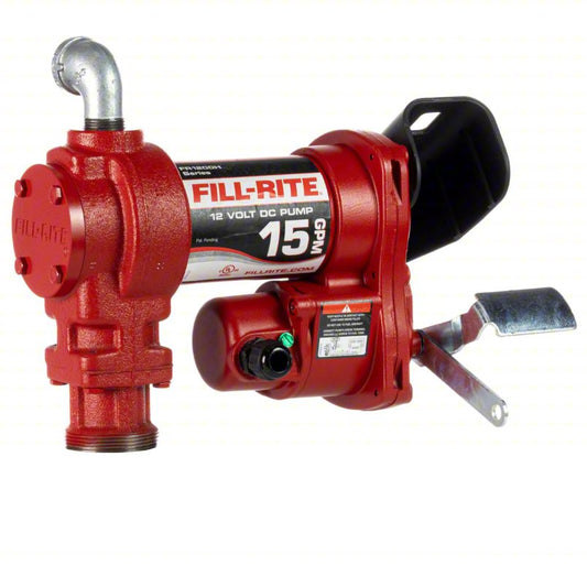 Fill-Rite FR1204H 12V DC 15 GPM Fuel Transfer Pump w/o Meter