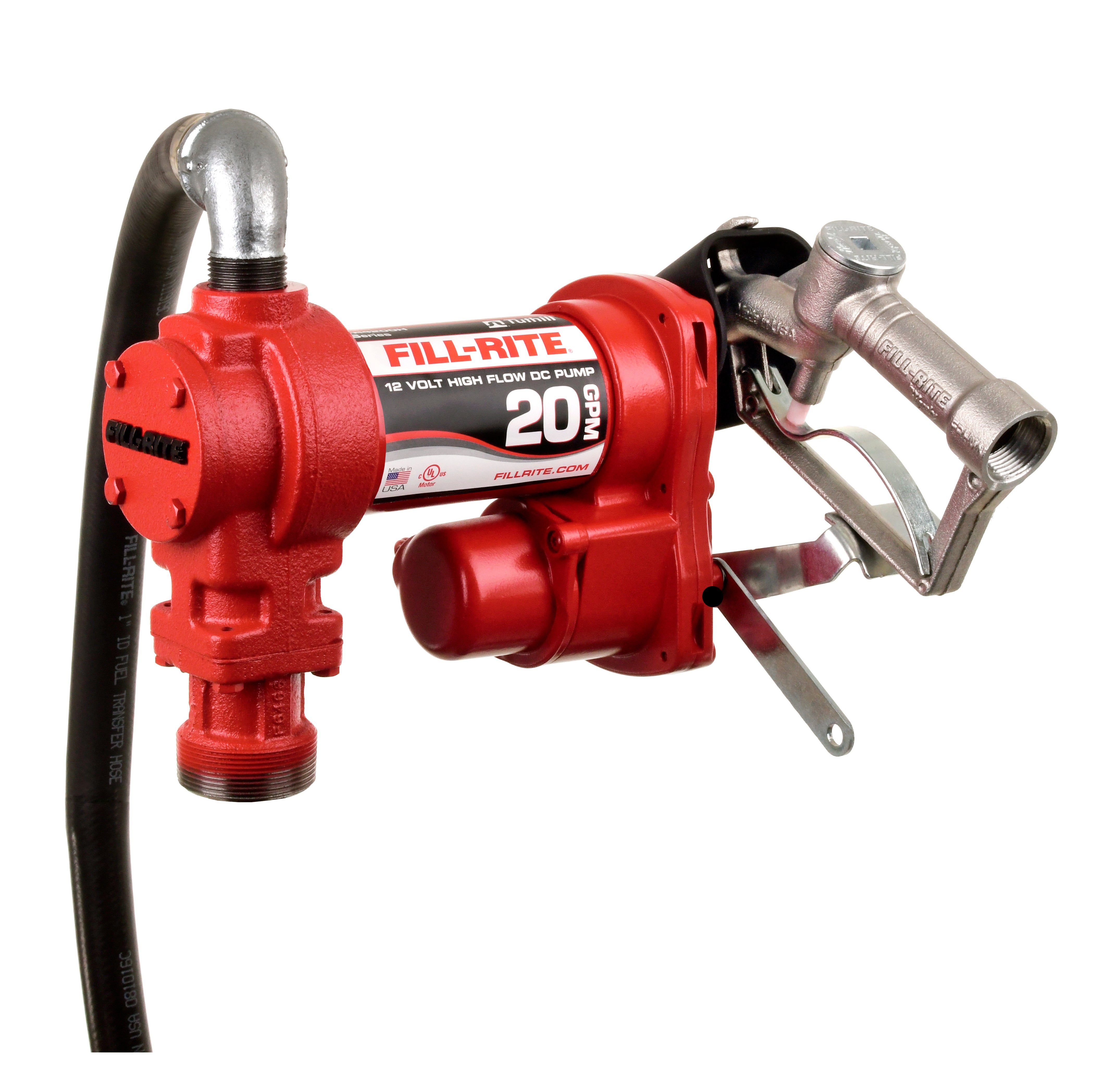 Fill-Rite FR4210HN 12V DC 20 GPM Fuel Transfer Pump wo/Meter with Suct ...
