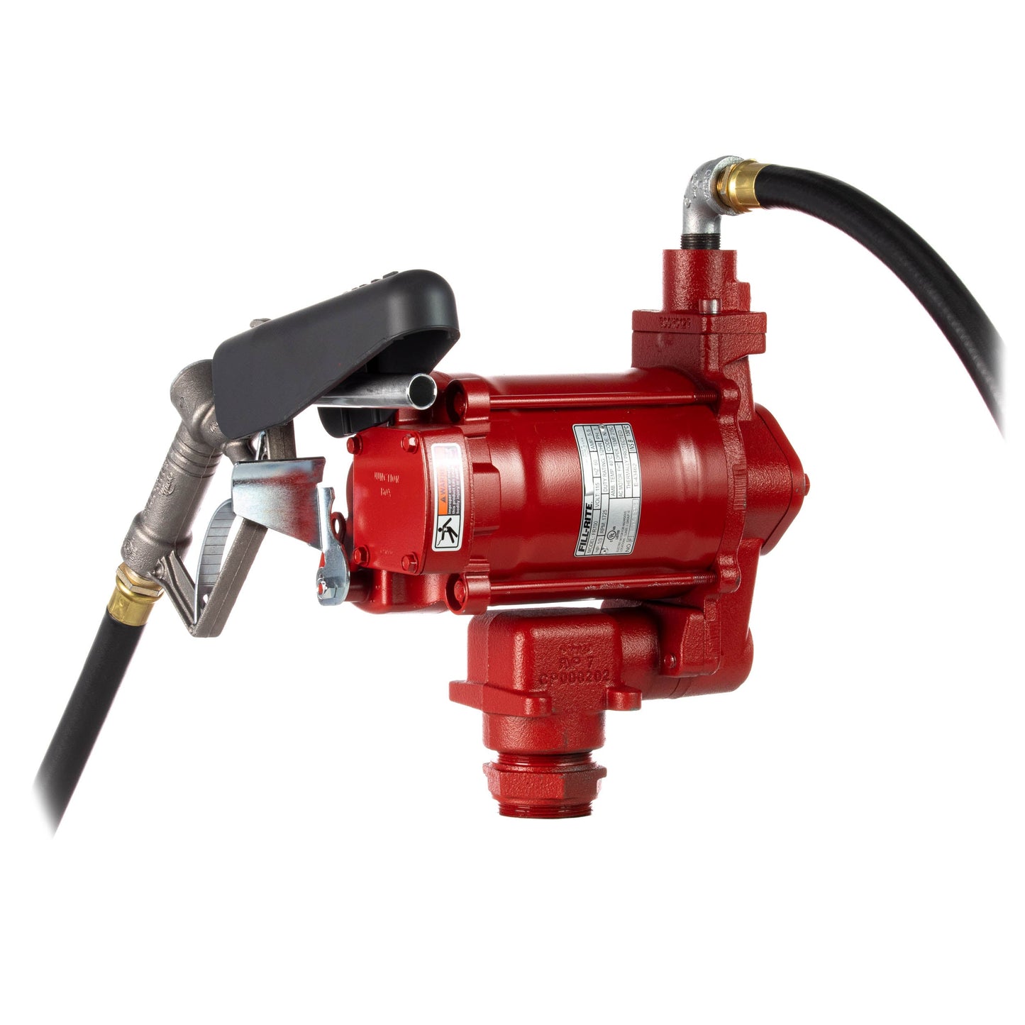 Fill-Rite FR700V 115V Fuel Transfer Pump wo/Meter with 3/4"x12' Discharge Hose, Manual Nozzle 15GPM