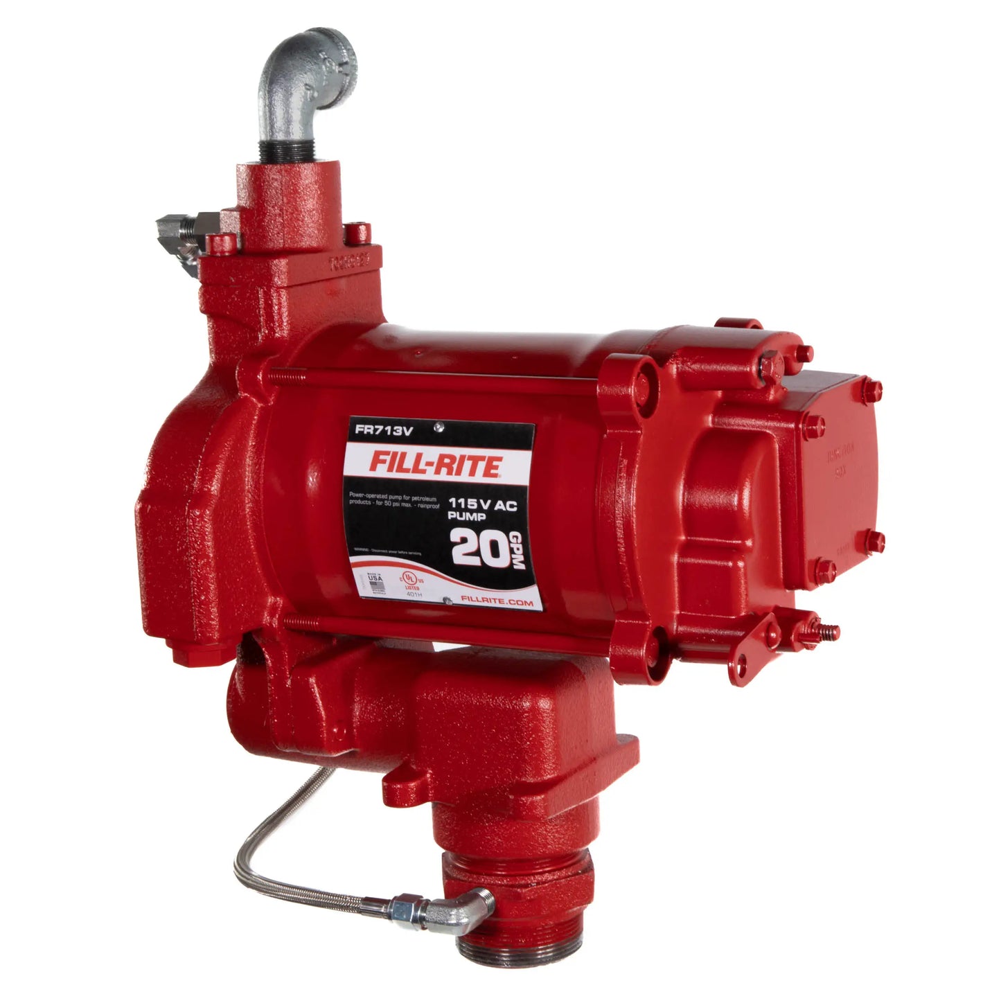 Fill-Rite FR713V 115v AC 20 GPM Remote Fuel Transfer Pump