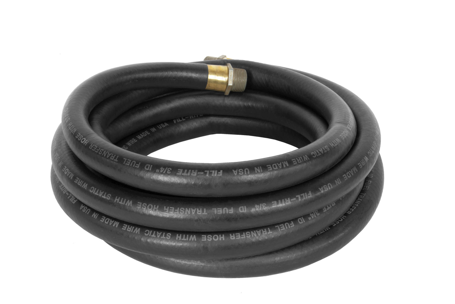 Fill-Rite FRH07520 3/4" x 20' Hose with Static Wire and Internal Spring Guards