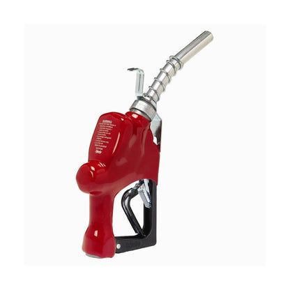 Husky 1GS U Automatic 1" Gasoline Nozzle with Three Notch Hold Open Clip and Hook